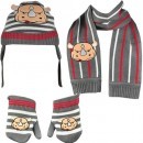 Set copii Fes Fular Manusi Ecko Unlimited Nino Bundle Beanie Gloves Scarf ETF11-6273 culoare gri