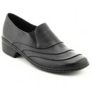 Pantofi Ara negri, din piele naturala, cu toc de 3.5 cm
