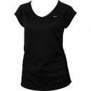 Tricou femei Nike Miler SS V-Neck Top 519831-010
