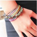Multilayer charm butterfly bracelet