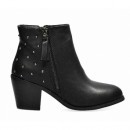 Botine W8620 negru 2536-STK