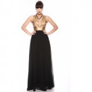 Rochie MADISON - Negru/Auriu