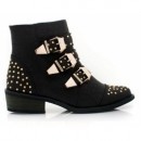 Botine Arly Cowboy Negru 2469-STK