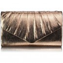 Champagne Metallic Clutch