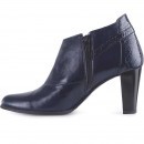 Botine bleumarin din piele naturala model 117