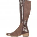 Cizme Clarette maro din piele naturala model C52