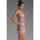 Rochie Lattice Print