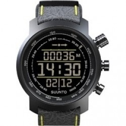 Ceas Suunto ELEMENTUM SS019997000 Terra Black and Yellow Leather