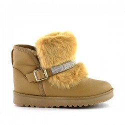 Cizme Tip Ugg Amelo Camel