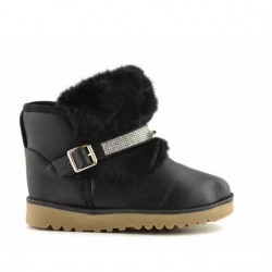 Cizme Tip Ugg Amelo Negre