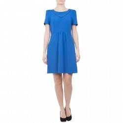 Rochie albastra din bumbac model R167