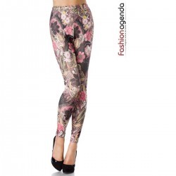 Colanti cu Imprimeu Julliard Pink