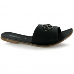 Papuci confortabili, de culoare neagra-Kangol
